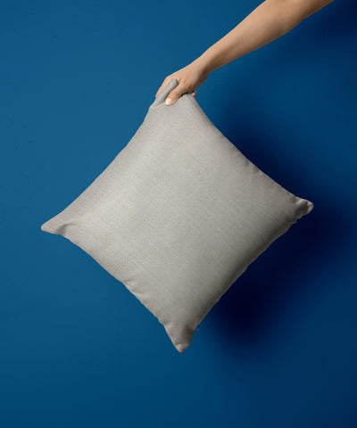 Flat White - Sublimated Poly Linen Cushion