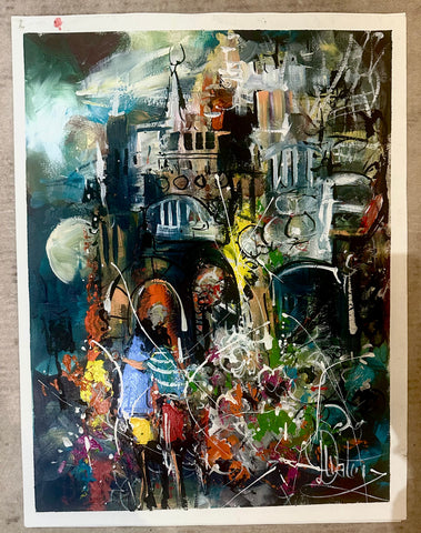Unframed Paper Original Half Sheet