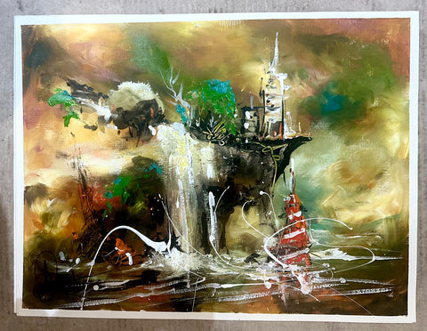 Unframed Paper Original Half Sheet