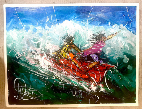 Unframed Paper Original Half Sheet
