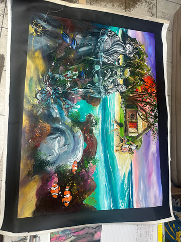 Unstretched 5 - Canvas Original