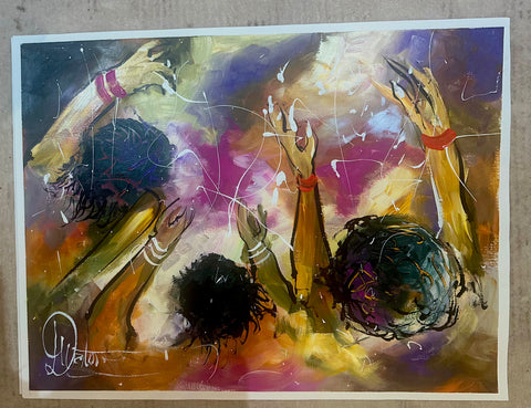 Unframed Paper Original Half Sheet