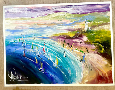 Unframed Paper Original Half Sheet