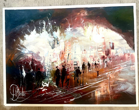 Unframed Paper Original Half Sheet