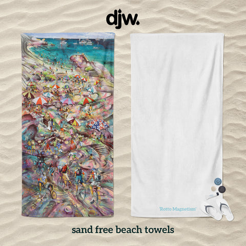 'Rhotto Magnetism' Sand Free Towel