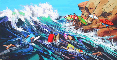 Surf Warriors Limited Edition Print